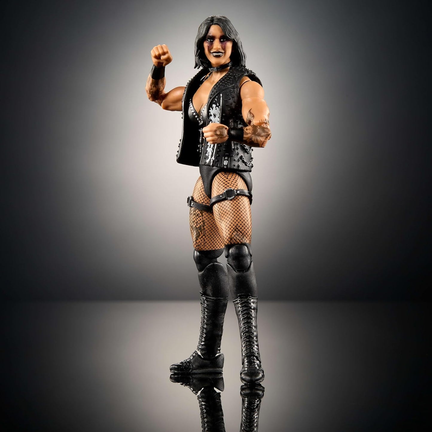 Mattel WWE Elite Action Figure & Accessories, Series #117 6-inch Collectible Rhea Ripley with 25 Articulation Points & Swappable Hands