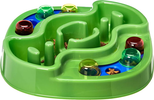 Amazon Basics Pet Activity Center and Feeder, Green
