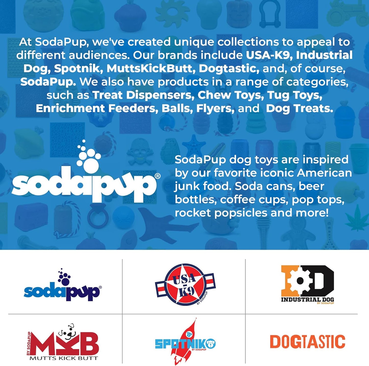 SodaPup Lick Sticks eToy – Durable Interactive Enrichment Toy Made in USA from Non-Toxic, Pet-Safe, Food Safe Material for Bonding, Training, Calming, Mental Stimulation, Oral Health & More