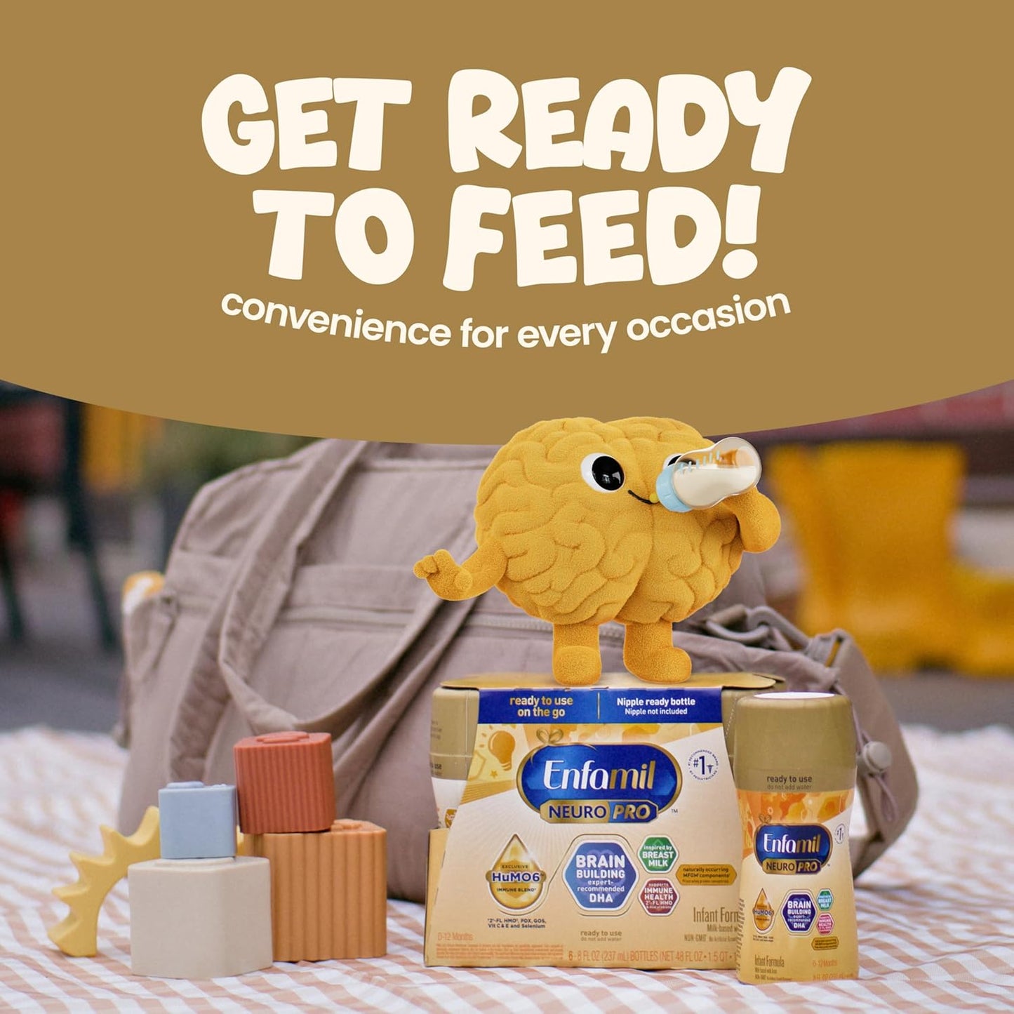 Enfamil NeuroPro Ready to Feed Baby Formula, Ready to Use, Brain and Immune Support with DHA, Iron and Prebiotics, Non-GMO, 8 Fl Oz, 6 count (Pack of 4), Total 24 bottles