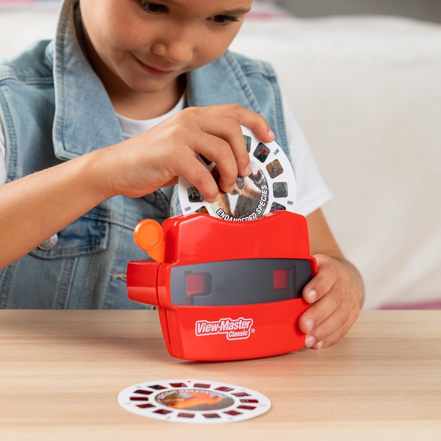 Classic View-Master Metallic Viewfinder with 2 Reels - Retro STEM Learning Toy for Kids & Adults, Nature Education for Ages 3+
