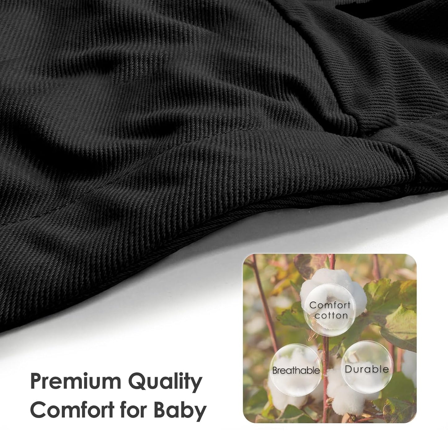 Baby Sling Carrier Newborn to Toddler, Adjustable Toddler Carrier Sling Baby Carrier Toddlers Sling Carriers Hip Carriers for 7-40lbs, Black