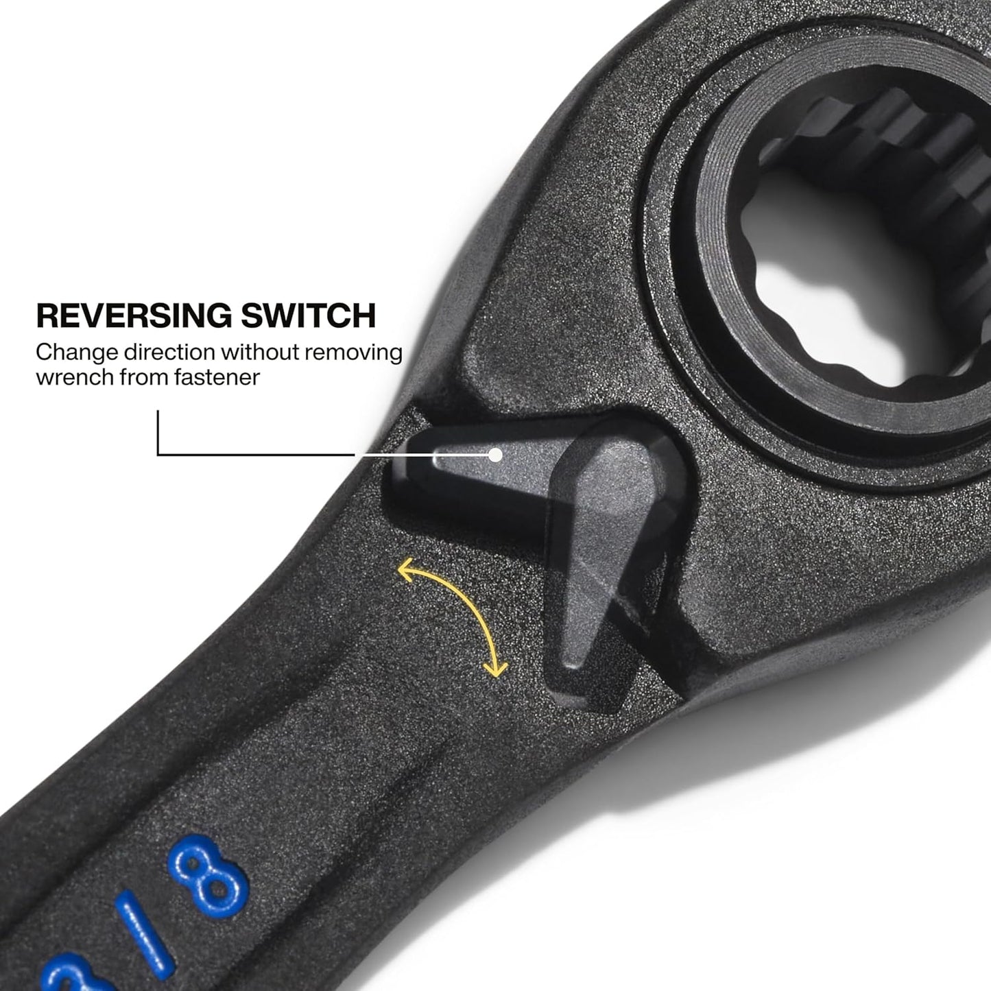 Klein Tools 68216 4-in-1 Reversible Ratcheting Box Wrench Set, Quad Wrench, SAE, 2-Piece, 1/4 to 3/4-Inch, Forged Steel, 90-Tooth
