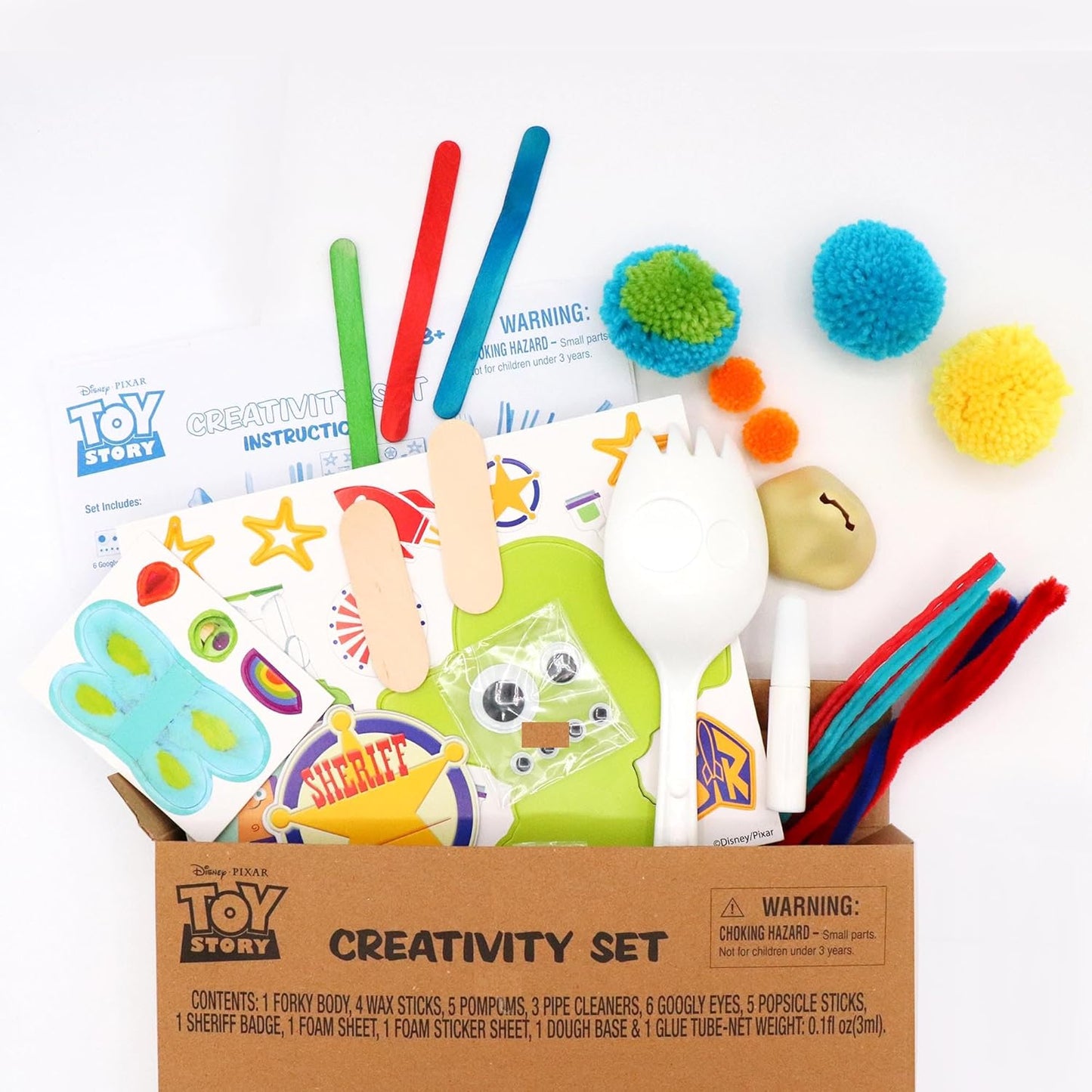 Disney-Pixar's Toy Story Creativity Set – Art Activity Kit with Stickers, Coloring Sheets, Markers & More – Fun Travel Set for Kids, Party Favor & Gift for Ages 3+