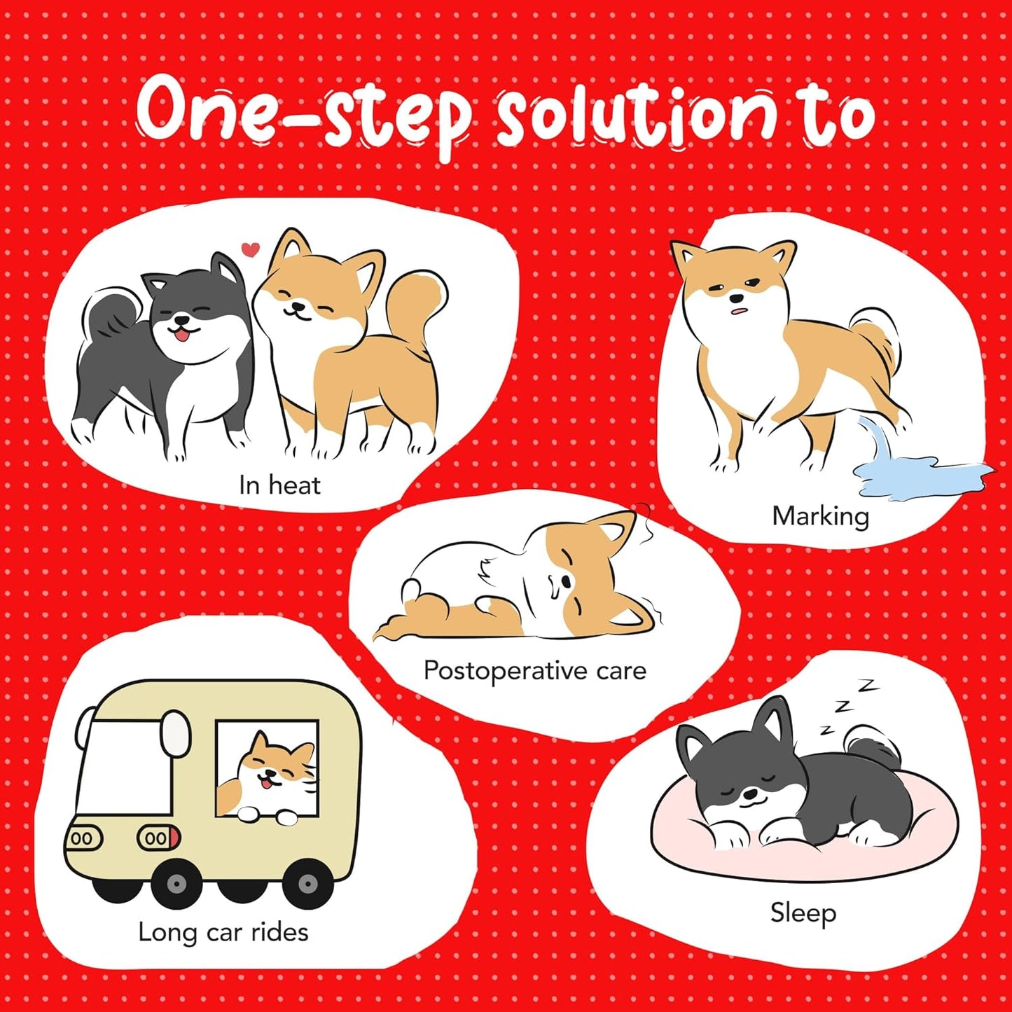 Disposable Dog Diaper Liners Booster Pads for Male & Female Dogs - 100ct | Diaper Inserts fit Most Washable Dog Wraps and Belly Bands,Long