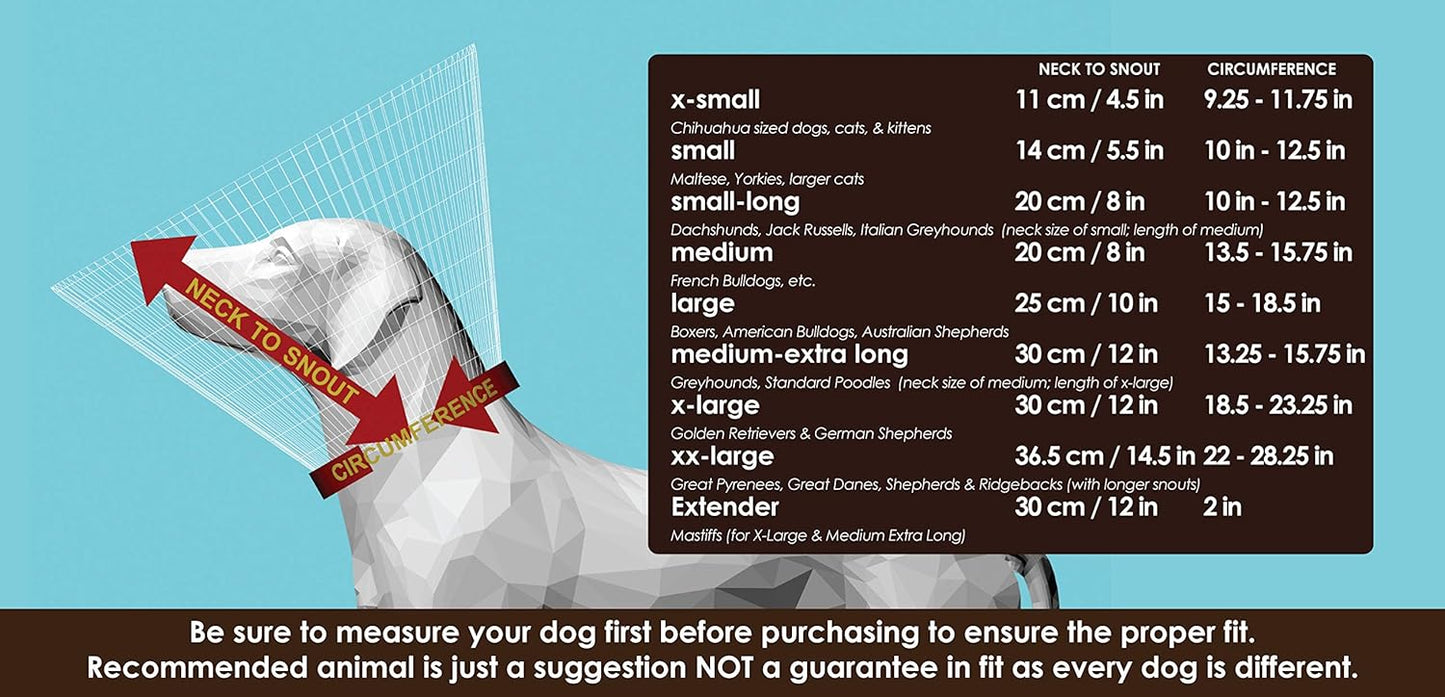 All Four Paws Comfy Cone Pet Cone for Dogs, Cats, X-Large, Tan - Comfortable Soft Dog Cone Collar Alternative for After Surgery, Wound Care, Spay, Neuter - Dog and Cat Recovery Elizabethan-Collar