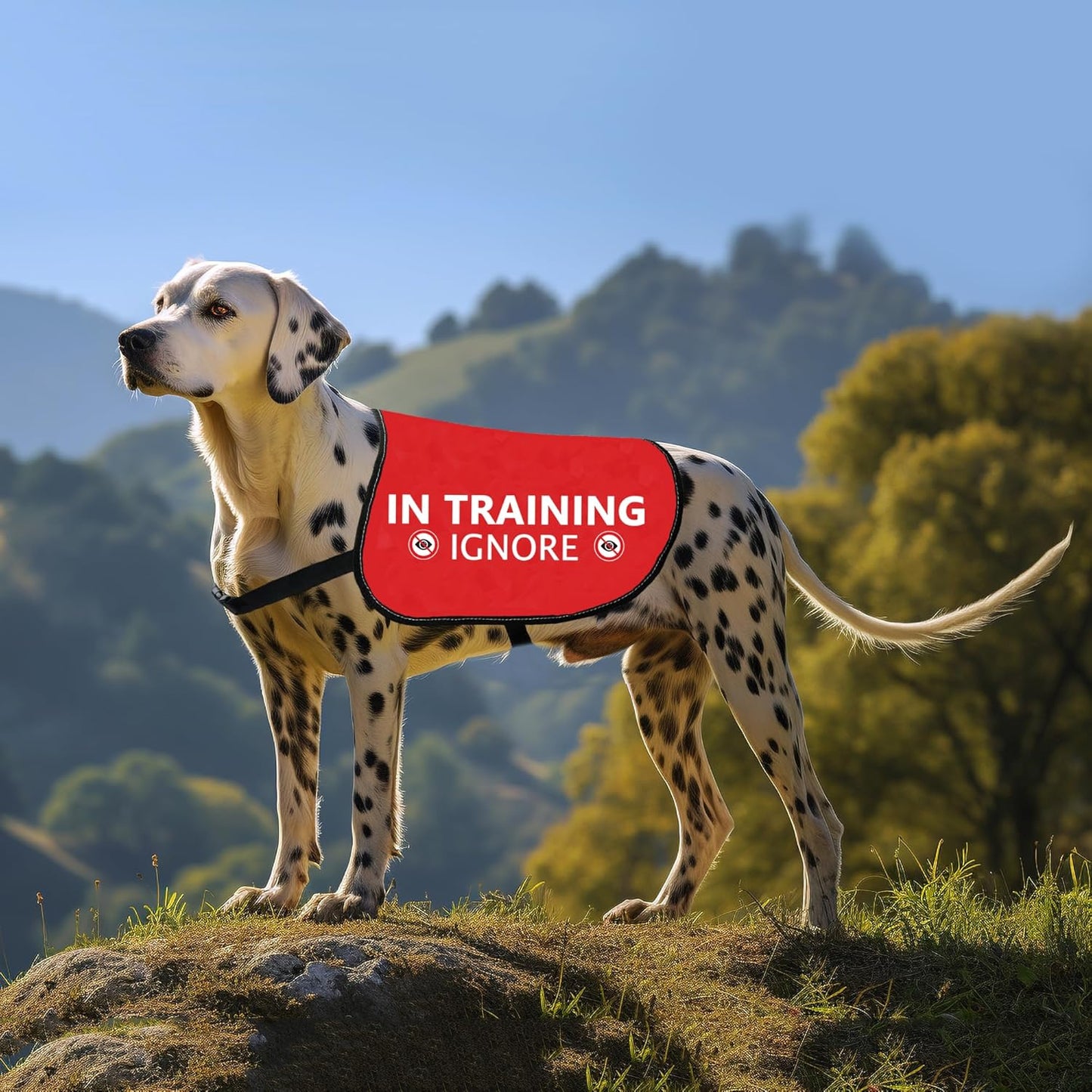 HOLLP Training Jacket - Ignore Dog Warning Vest, Dog Walking Jacket (in Training Ignore-Medium)