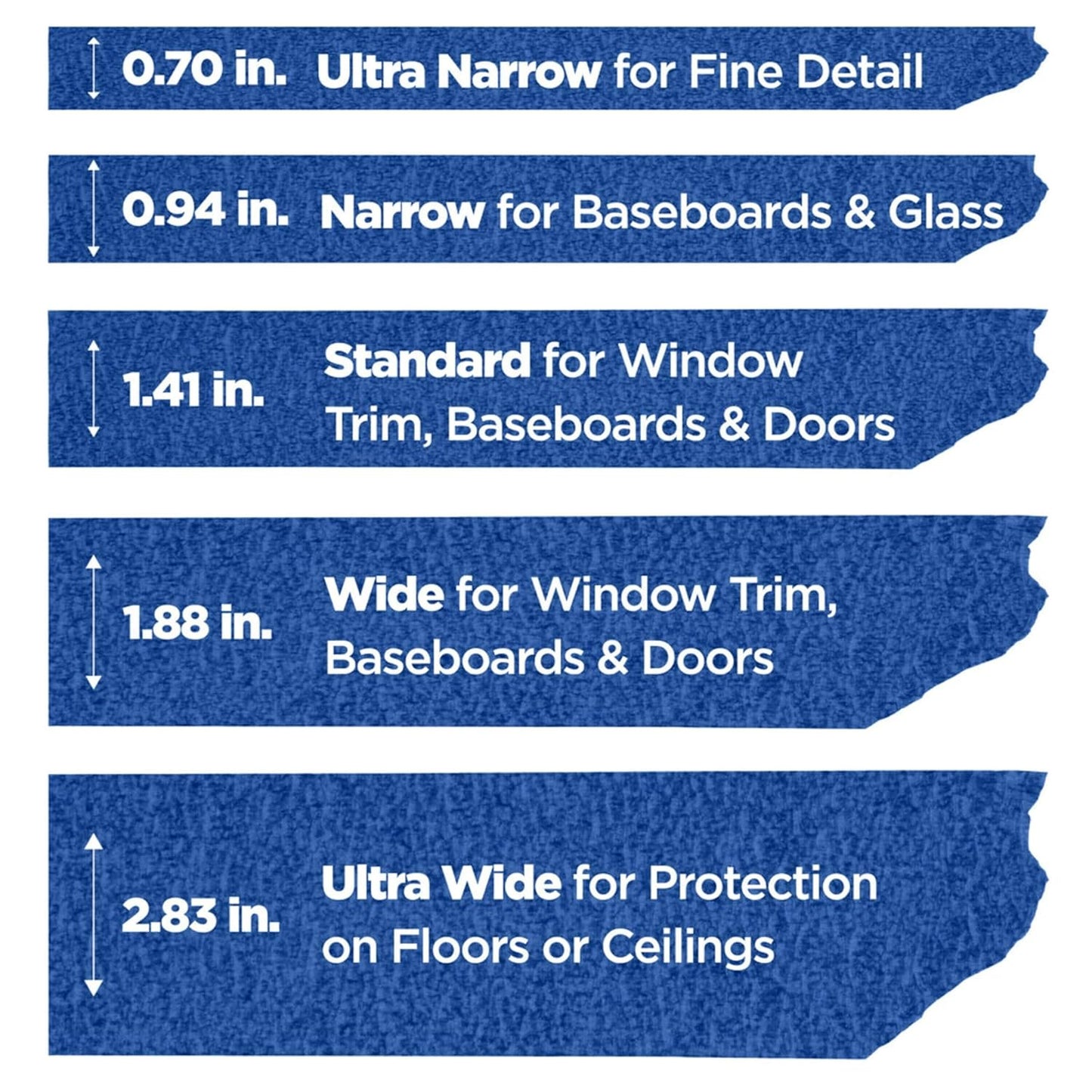 ScotchBlue Original Multi-Surface Painters Tape, 2 Inch Wide (1.88 In. x 60 Yds), 3 Rolls, Blue Paint Tape Protects Surfaces and Removes Easily, Masking Tapes for Indoor and Outdoor Use (2090-48EP3)