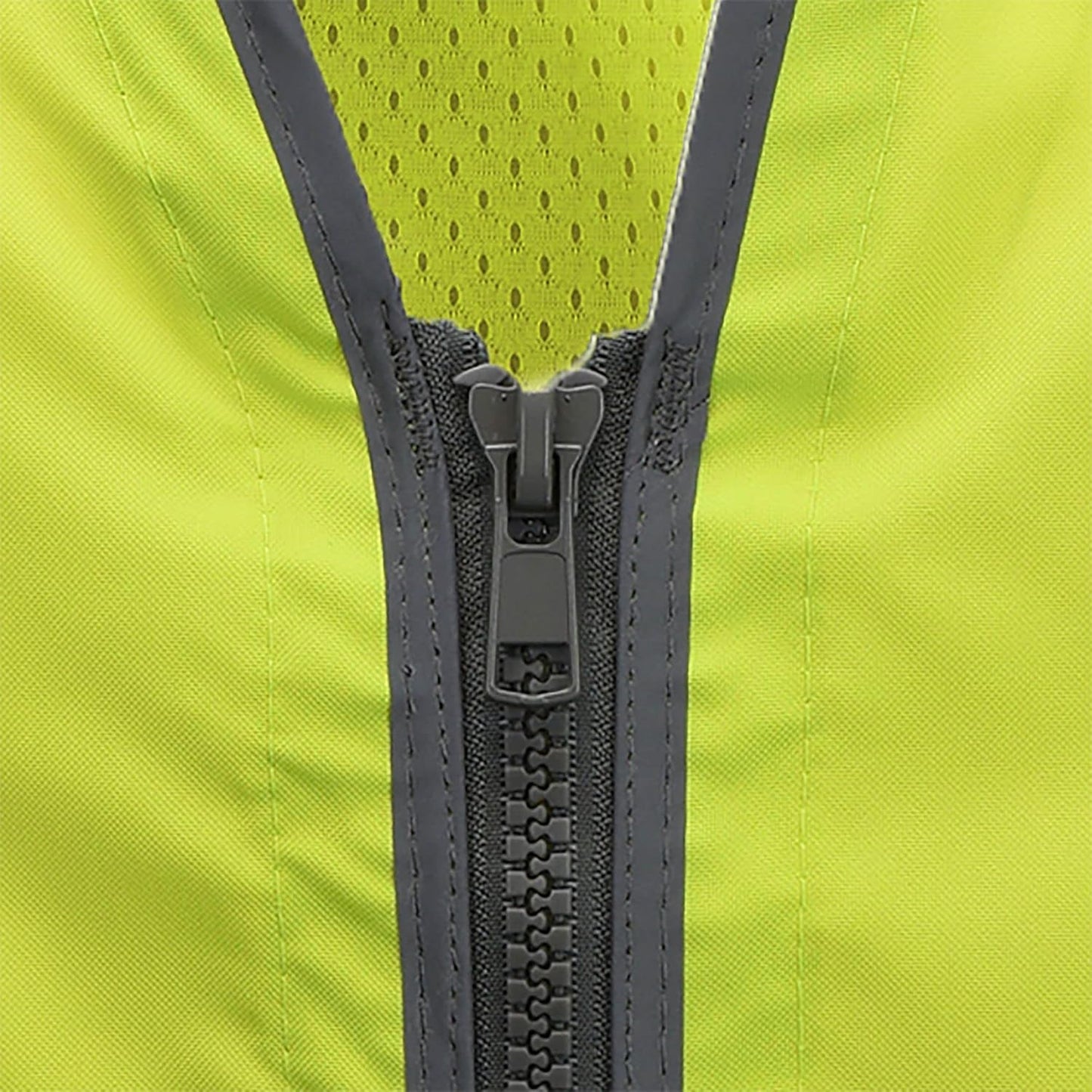 Radians SV55 Class 2 Heavy Woven Two Tone Engineer Vest with Padded Neck to Support Extra Weight in Cargo Pockets, Green, X-Large