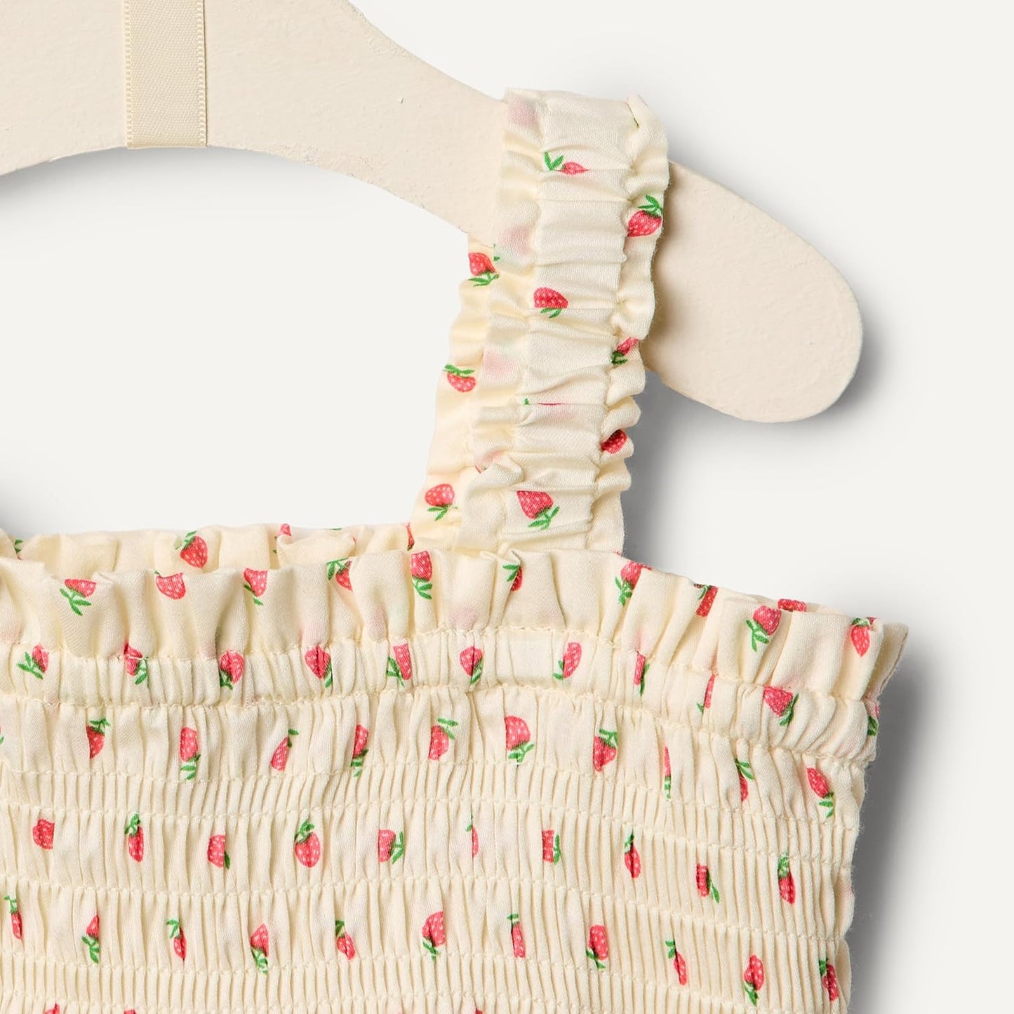 Amazon Essentials x Sofia Grainge Baby Girls' Woven Sleeveless Ruffle Romper