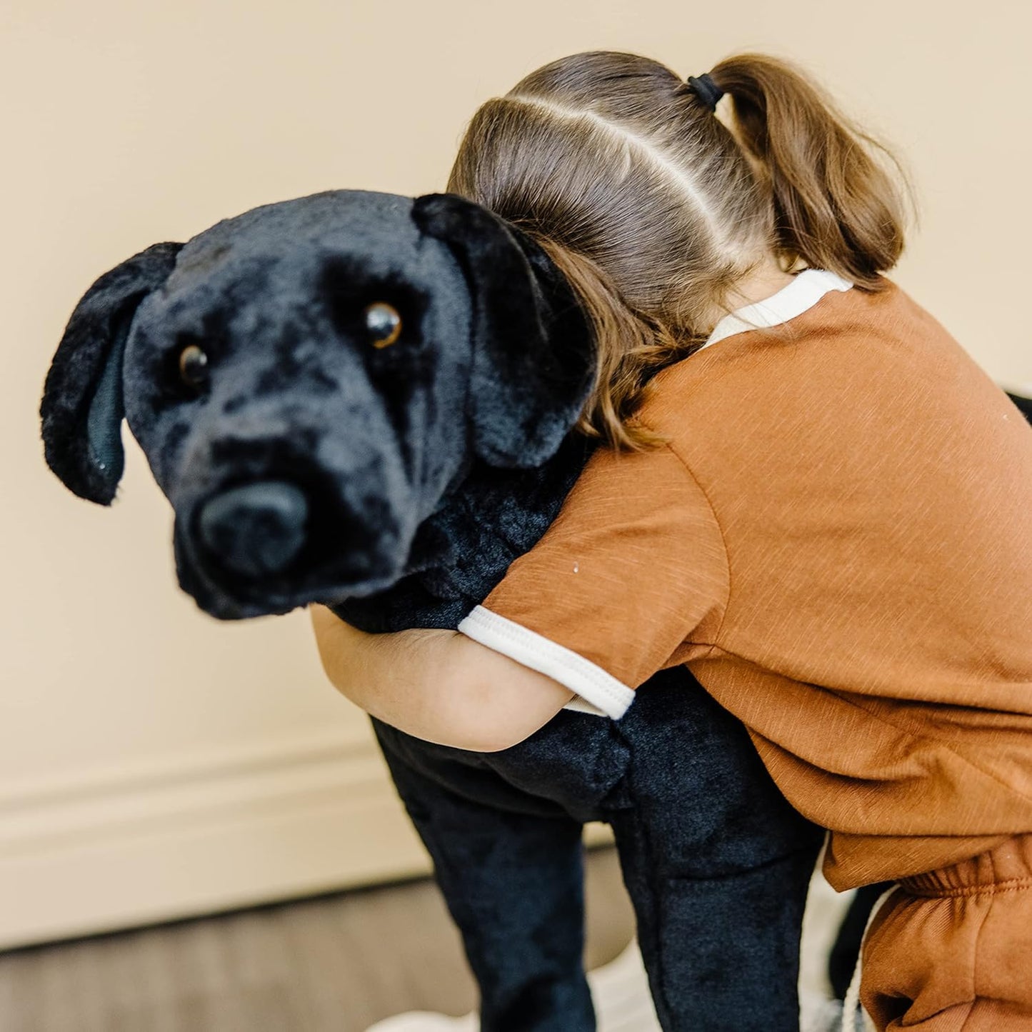 Melissa & Doug Giant Black Lab - Lifelike Stuffed Animal Dog (over 2 feet tall)