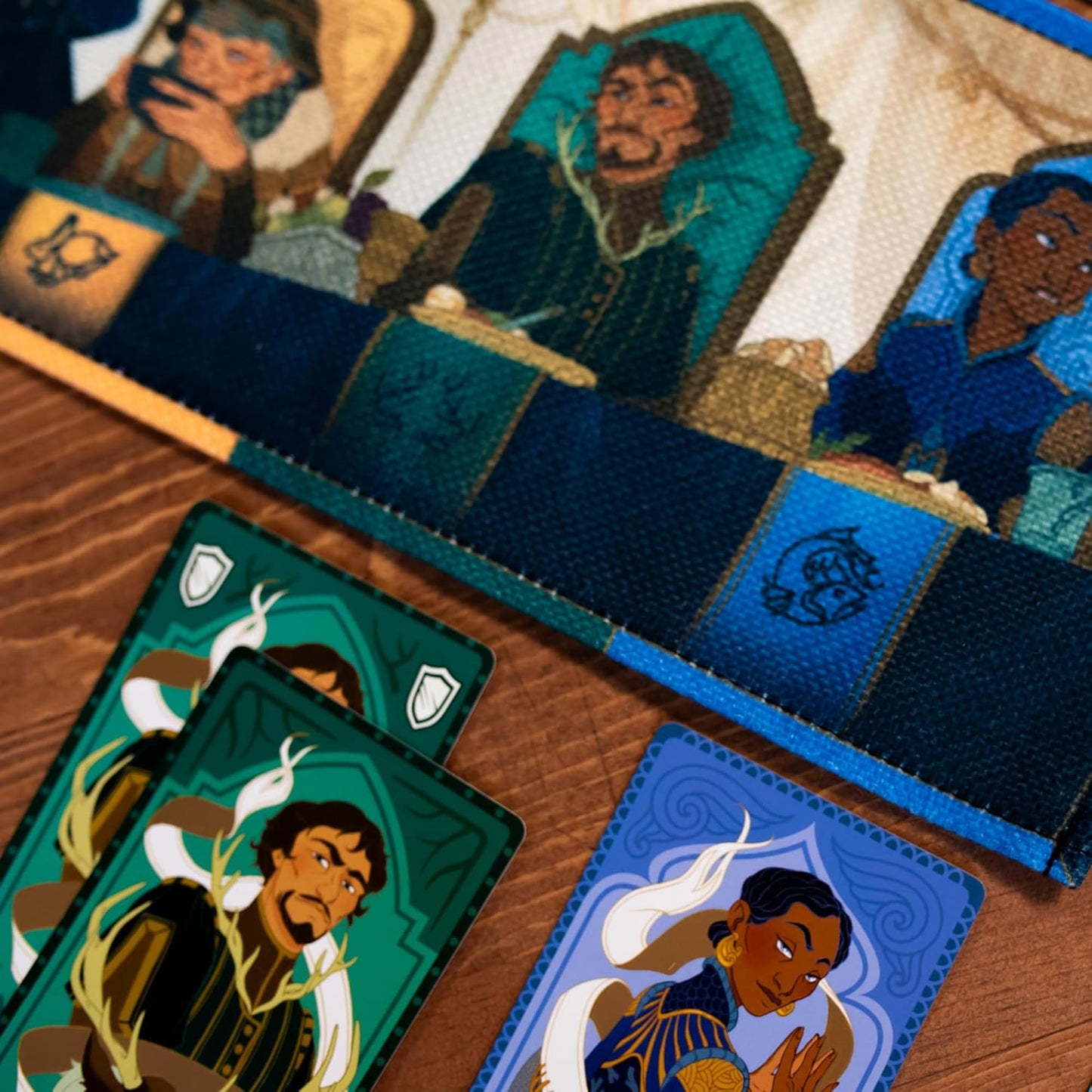 Courtisans Card Game - Navigate Intrigue and Influence at The Queen's Banquet! Strategy Game, Fun Family Game for Kids & Adults, Ages 8+, 2-5 Players, 20-30 Min Playtime, Made by Pandasaurus Games