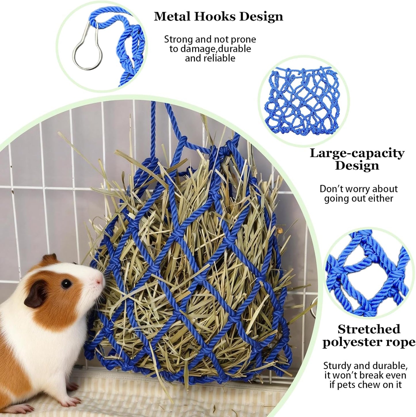 Rabbit Water Bottle Ferret Food Bowl Bunny Water Dispenser Stainless Steel Food Dish Hanging Drinking Fountain Drinker Feeder Crate Bowl Feeder Cup for Guinea Pig Hedgehog Chinchilla
