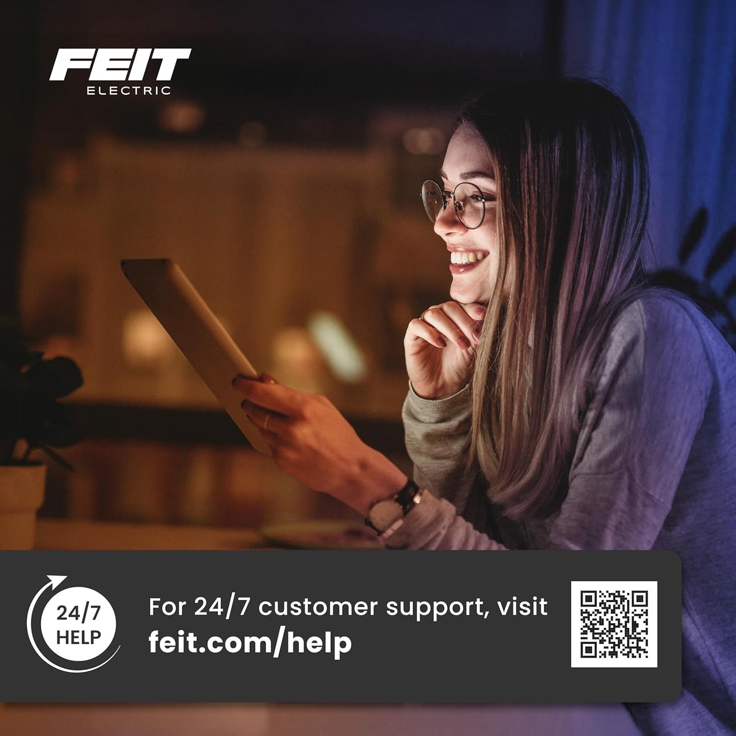 Feit Electric LED Downlight Retrofit Kit with Baffle Trim, 75W Equivalent, 5/6-Inch Dimmable Recessed Light, Adjustable White 2700K–5000K, 90+ CRI, for Living, Bathroom, Dining & Kitchen Room