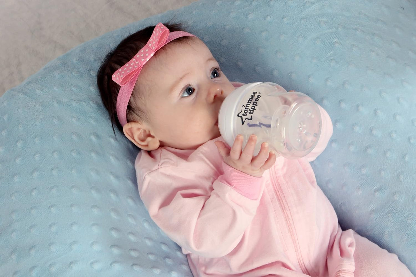 Twin Z Pillow Blue - The #1 Rated Twin Breastfeeding and Bottle Feeding Pillow! A Must Have for Twins! - Cuddle Blue DOTS The Ultimate Baby Essentials! The Best in Twins Baby Gear!