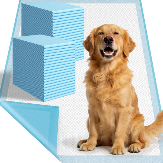 Large Puppy Pee Pads for Dogs 31" x 47" 40 Count, 6-Layer Leak-Proof XXXL Dog Pee Pads Extra Large, Super Absorbent Quick-Dry Thick Disposable Potty Training Pads