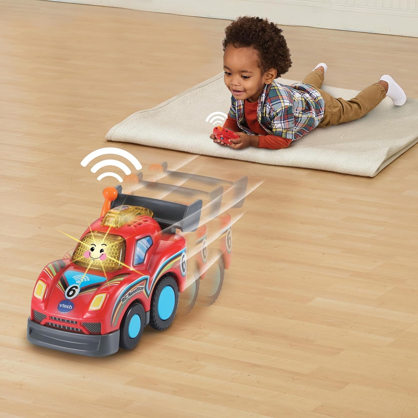 Vtech Baby TUT TUT Baby Speedster - RC Racing Speedster - Remote Controlled Toy Car with Light and Action Buttons, Music, Exciting Phrases and Sounds - for Children Aged 1-5 Years