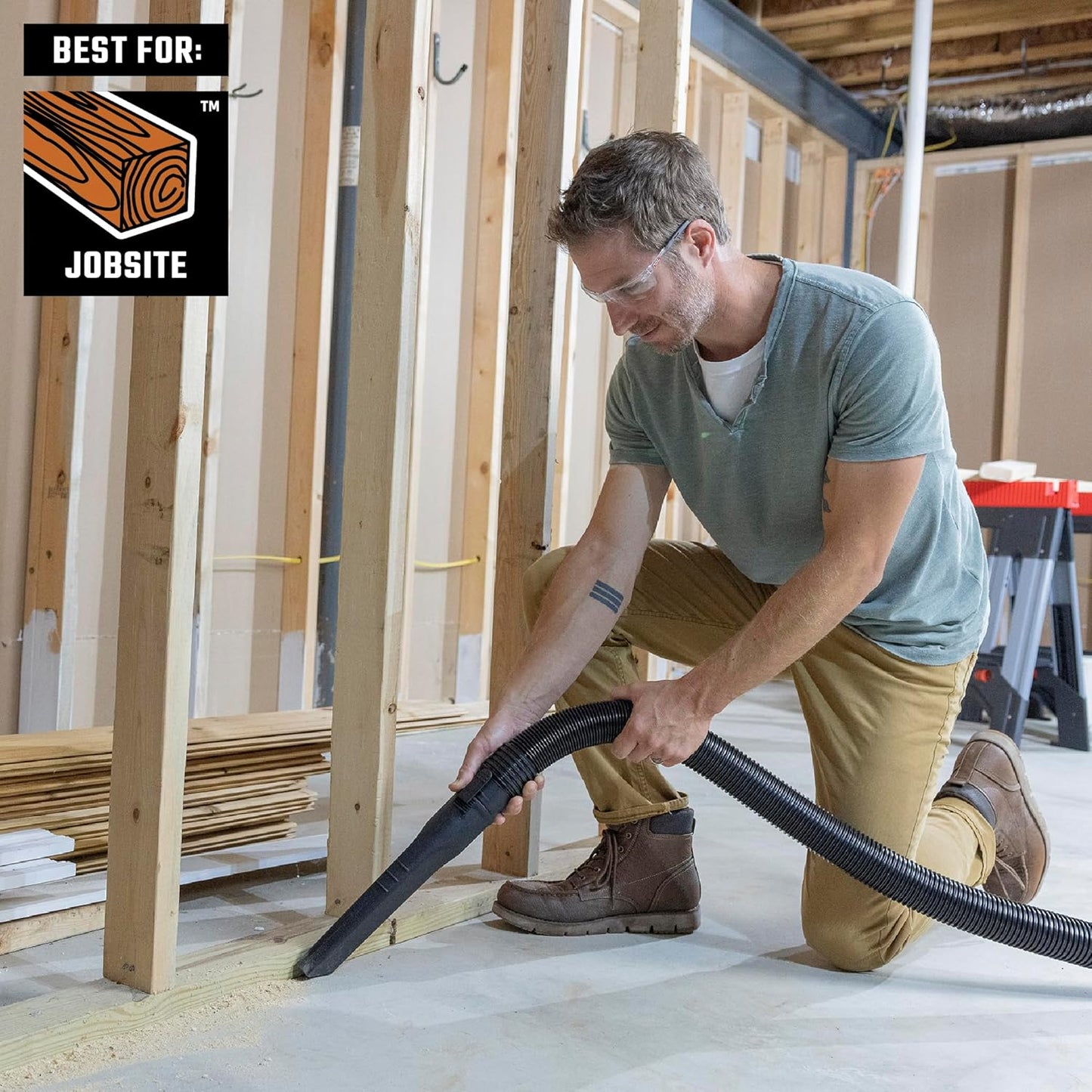 CRAFTSMAN CMXZVBE38800 2-1/2 in. Wet Dry Vac Pro Attachment Kit, Industrial-Grade Shop Vacuum Accessories for Heavy-Duty Projects, Fits 2-1/2 in. Hose Diameters