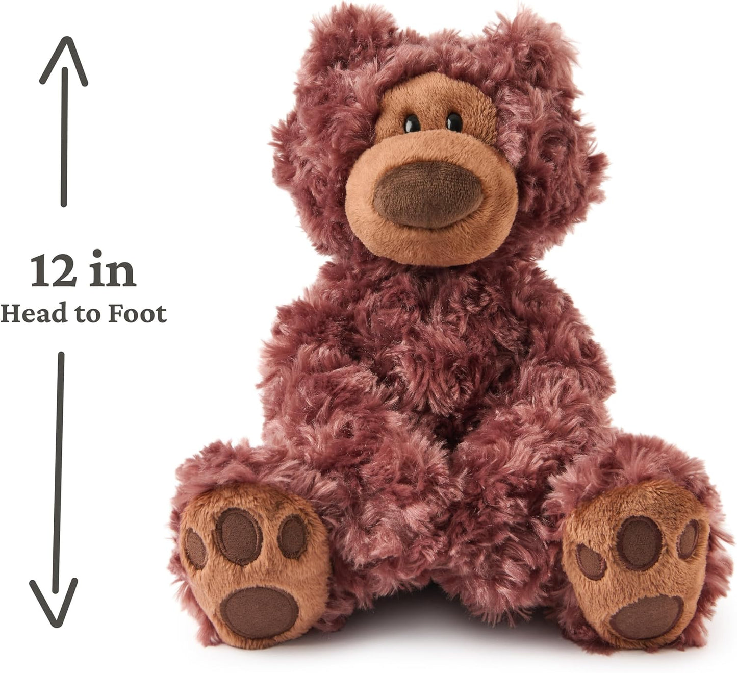 GUND Forever Friends: Philbin Classic Teddy Bear, As Seen on The View, Premium Stuffed Animal for Ages 0 and Up, Chocolate Brown, 12”