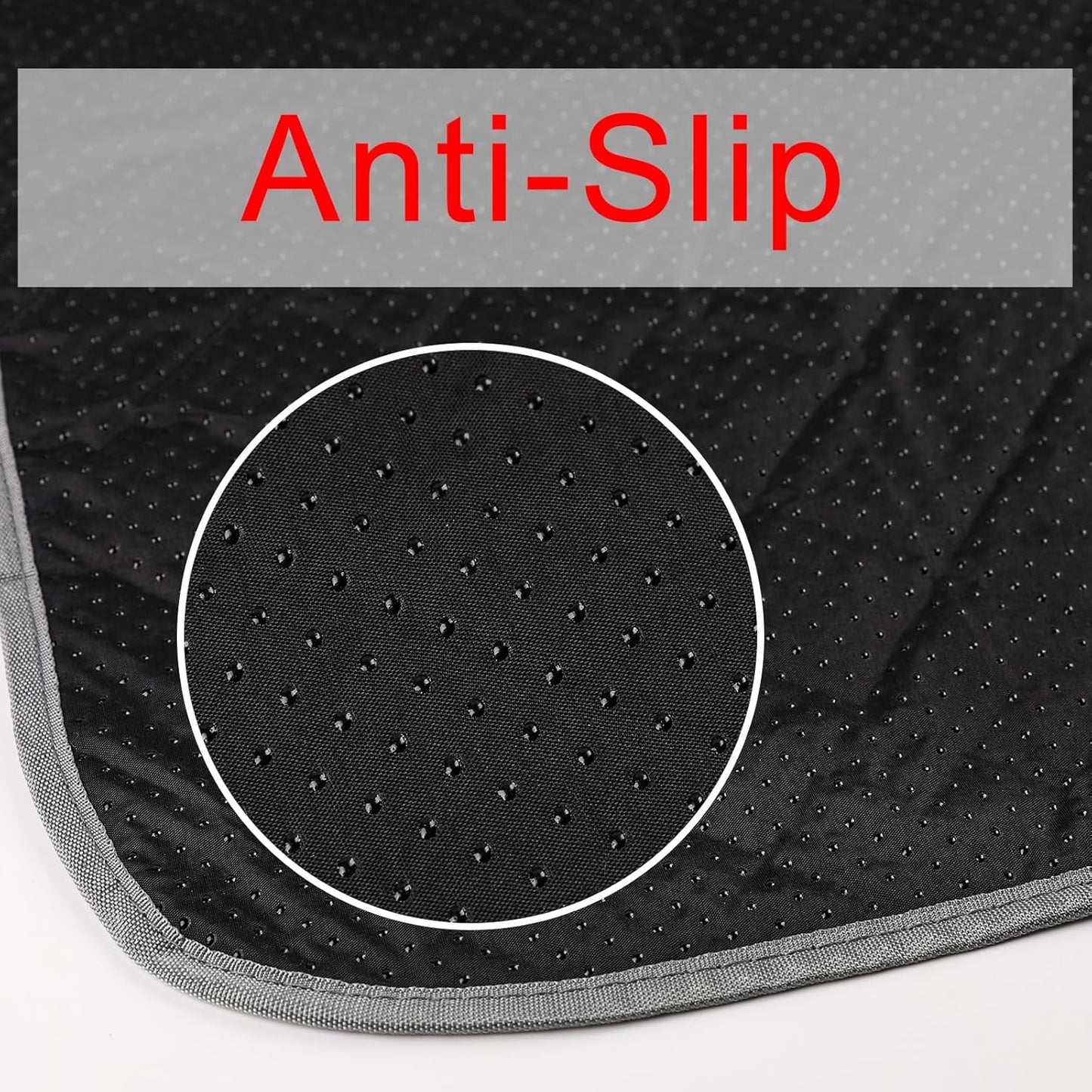 JERIA 2 Pack 72"x 72" Waterproof Non Slip Wee Wee pad，Reusable Washable Pee Pads for Dogs，Absorbent and Leakproof Training Mats for Potty, Bed, Sofa, Potty Training