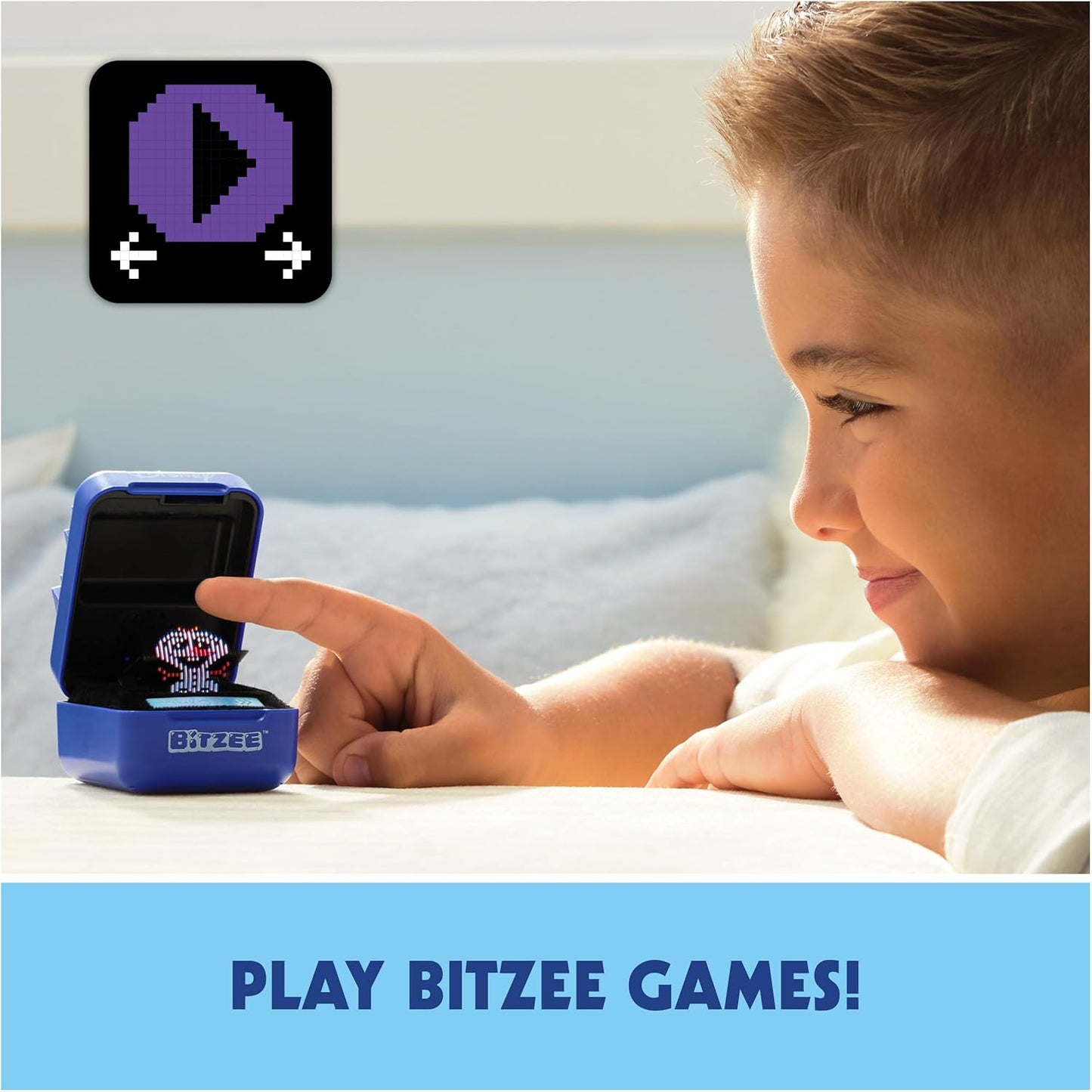 BITZEE, Disney with 30 Interactive Characters Inside, Great for Easter Gifts, Digital Pet Reacts to Swipes, Tilts & Taps, Disney Toys for Kids