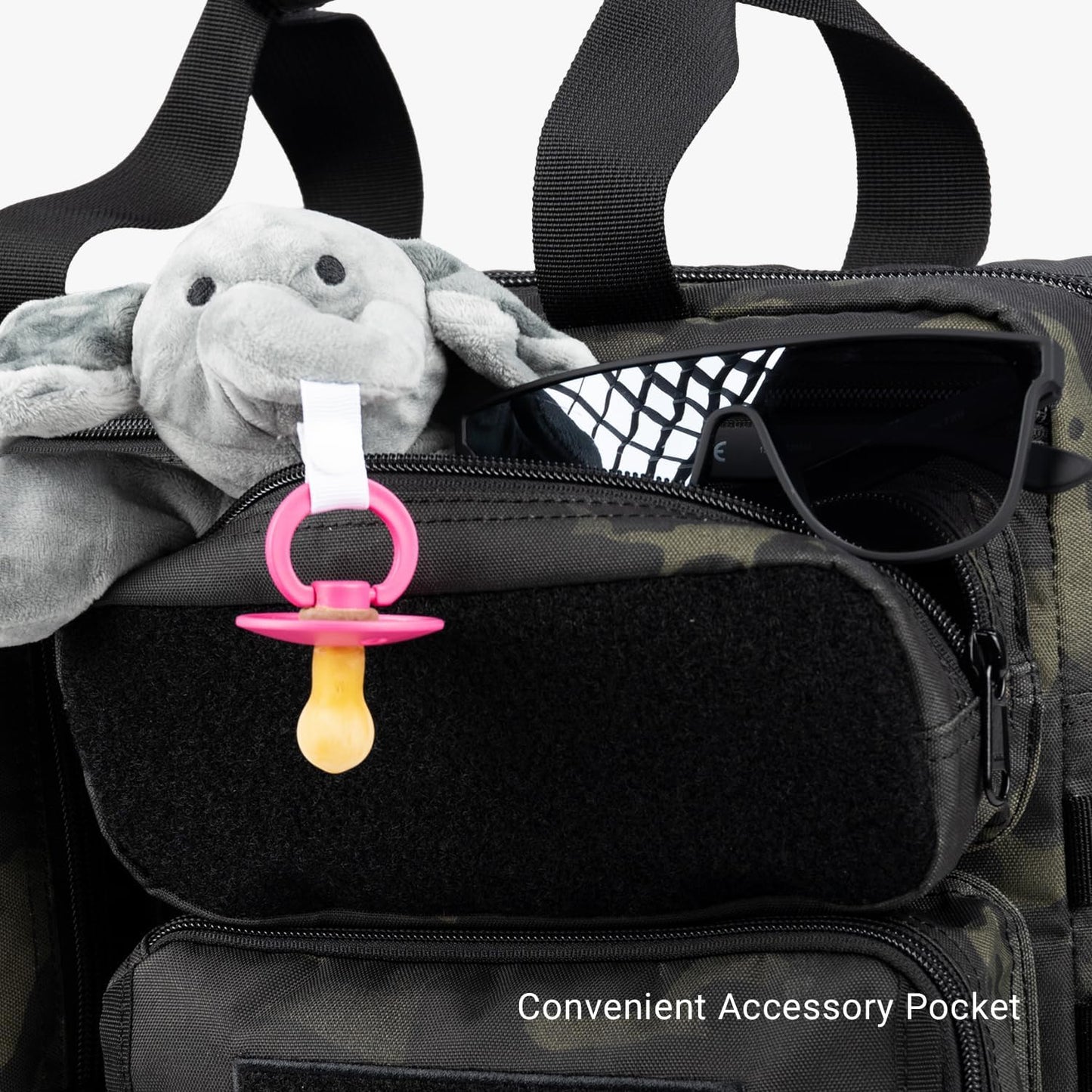 Tactical Baby Gear 4th Gen Tactical Diaper Bag for Dads w/Included Changing Mat, Stroller Straps