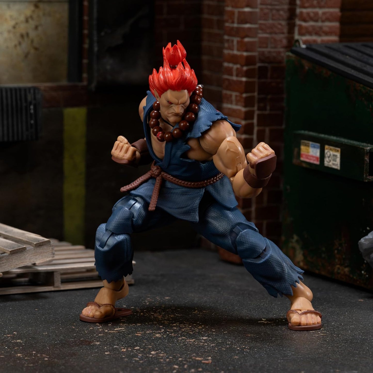 Jada Street Fighter II Akuma – 1:12 Scale Action Figure Toys – Premium Articulation & Accessories – Collector’s Display or Kids Play – Ages 13+