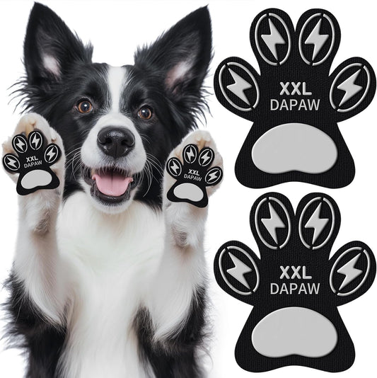 Dapaw Anti-Slip Dog Paw Pads, Paw Grip for Senior Dog on Hardwood & Tile Floors, Protector Pads for Hot Pavement, Paw Stickers for Dogs Feet with Strong Traction (5 Sets, 20 Pcs) XXL