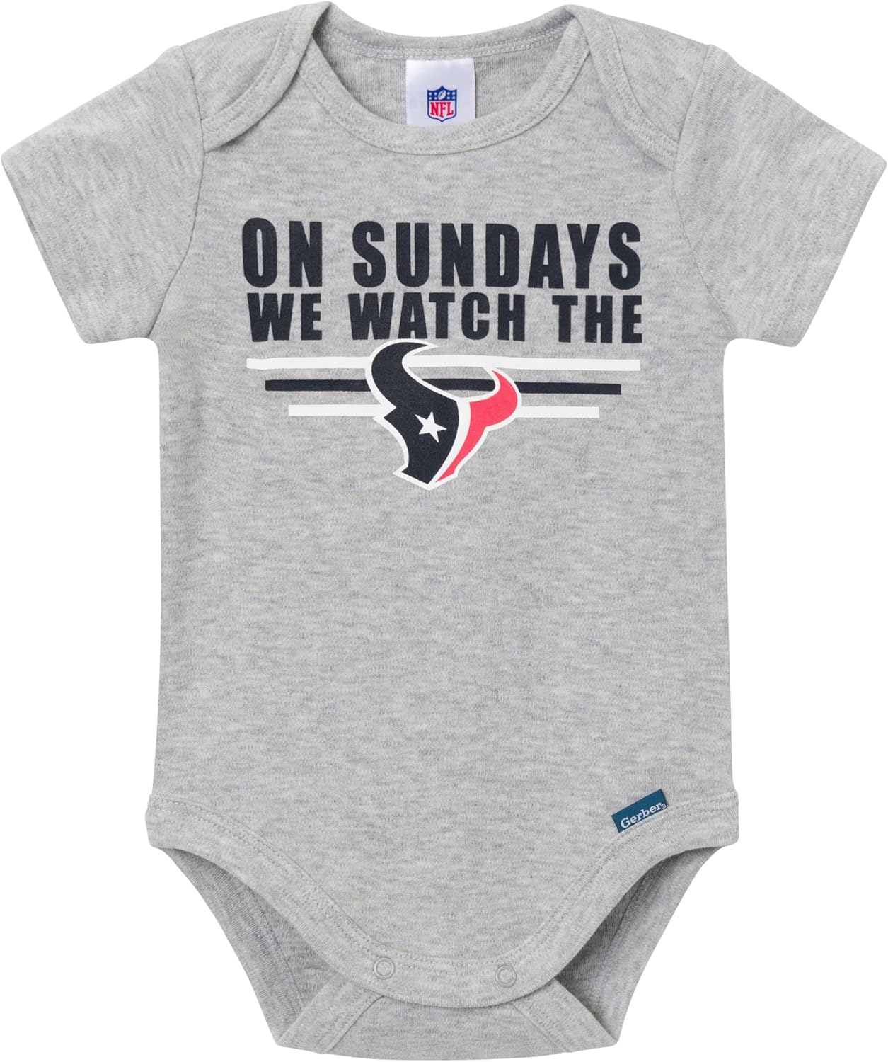 Gerber NFL Baby-Boys NFL 3-pack Onesie Bodysuit