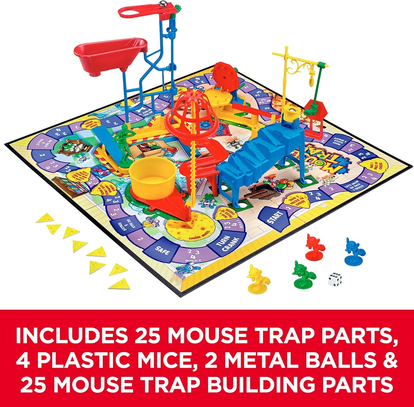 Mouse Trap Board Game For Kids Ages 6 and Up (Amazon Exclusive)