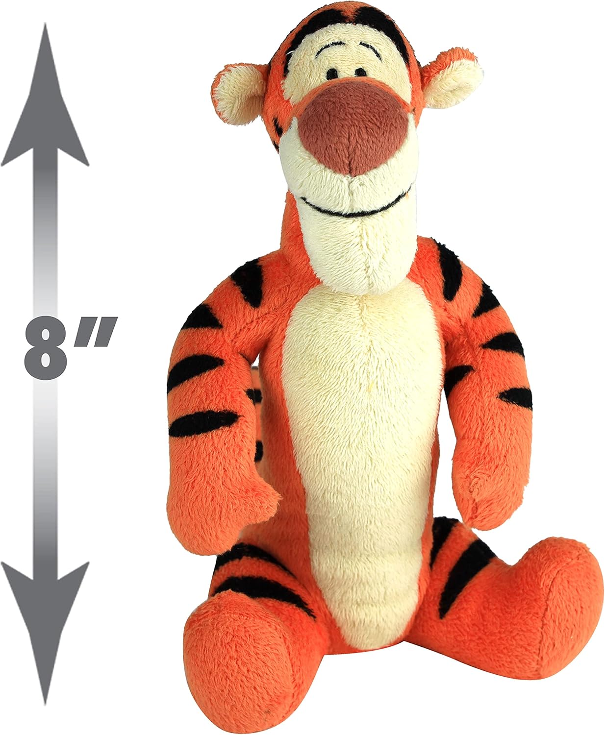 Disney Collectible 8-inch Beanbag Tigger Plush Stuffed Animal, Kids Toys for Ages 2 Up by Just Play