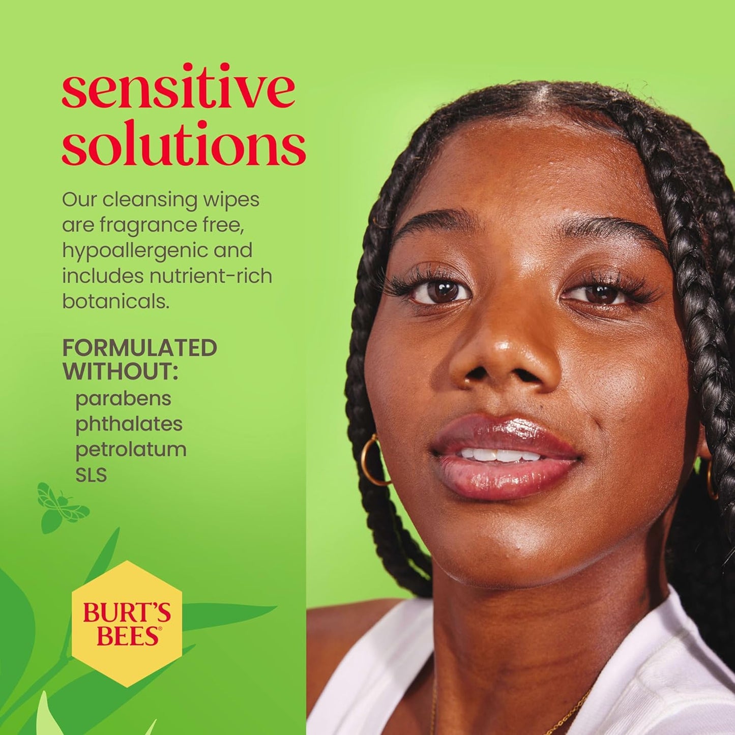Burt’s Bees Soothing, Fragrance Free Facial Towelettes for Sensitive Skin, Aloe Vera, 100% Plant Based Cloths; 99% Natural Origin; Removes Makeup, Dirt and Oil; No Rinsing (Pack May Vary)