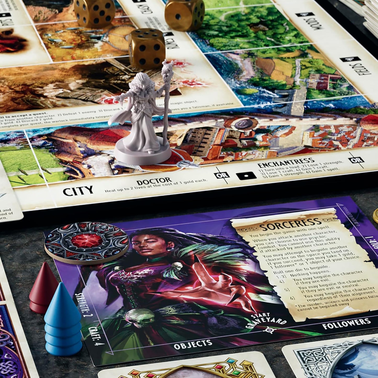Avalon Hill Talisman: The Magical Quest Board Game, 5th Edition | Fantasy Tabletop Adventure Games | Ages 12 and Up | 2 to 6 Players | Roleplaying Strategy Games
