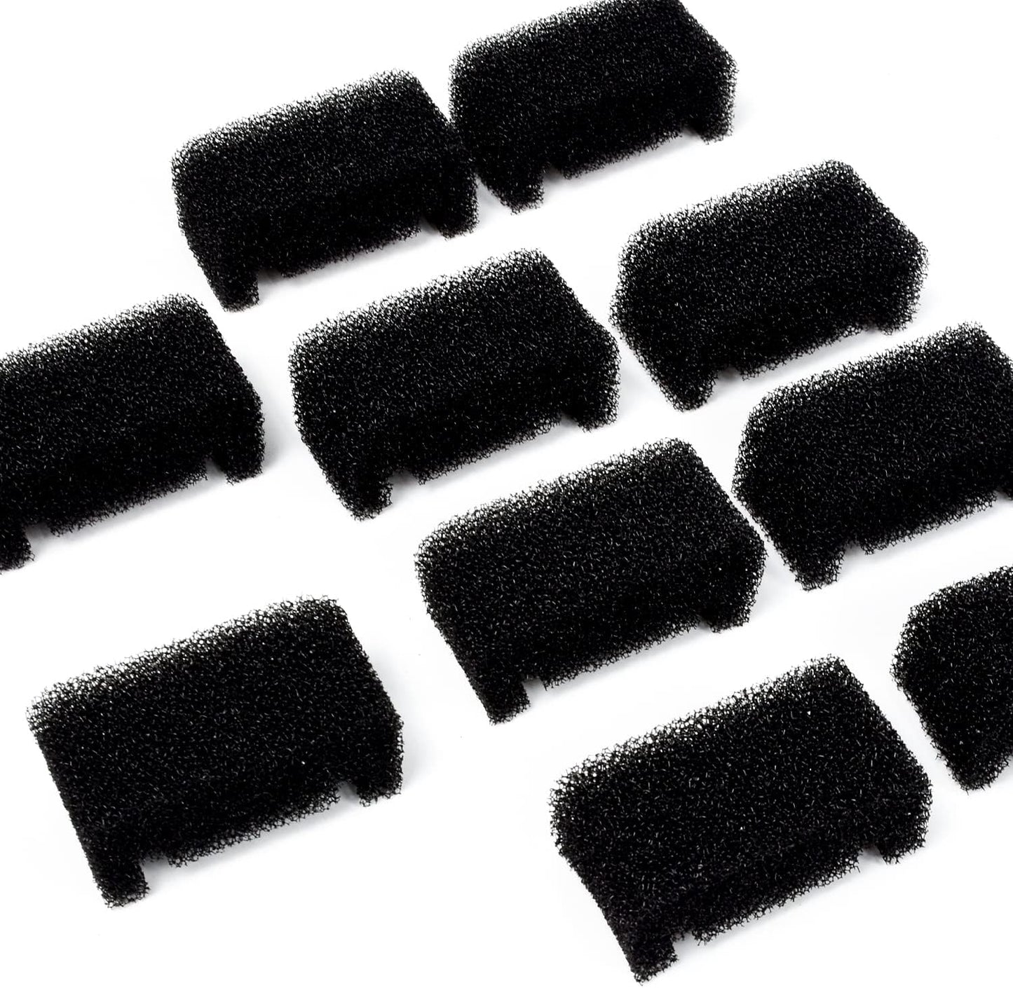 10 Pcs Sponge Filter for 67oz/2L Pet Fountain 81oz/2.4L Stainless Steel Dog Drinking Fountain Replacement,Pet Water Fountain Pre Foam Filters Replacement