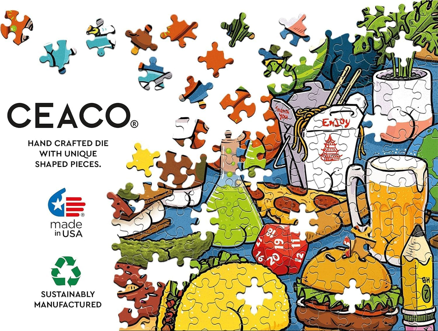 Ceaco - Brian Cook - Butts on Things - 500 Piece Jigsaw Puzzle