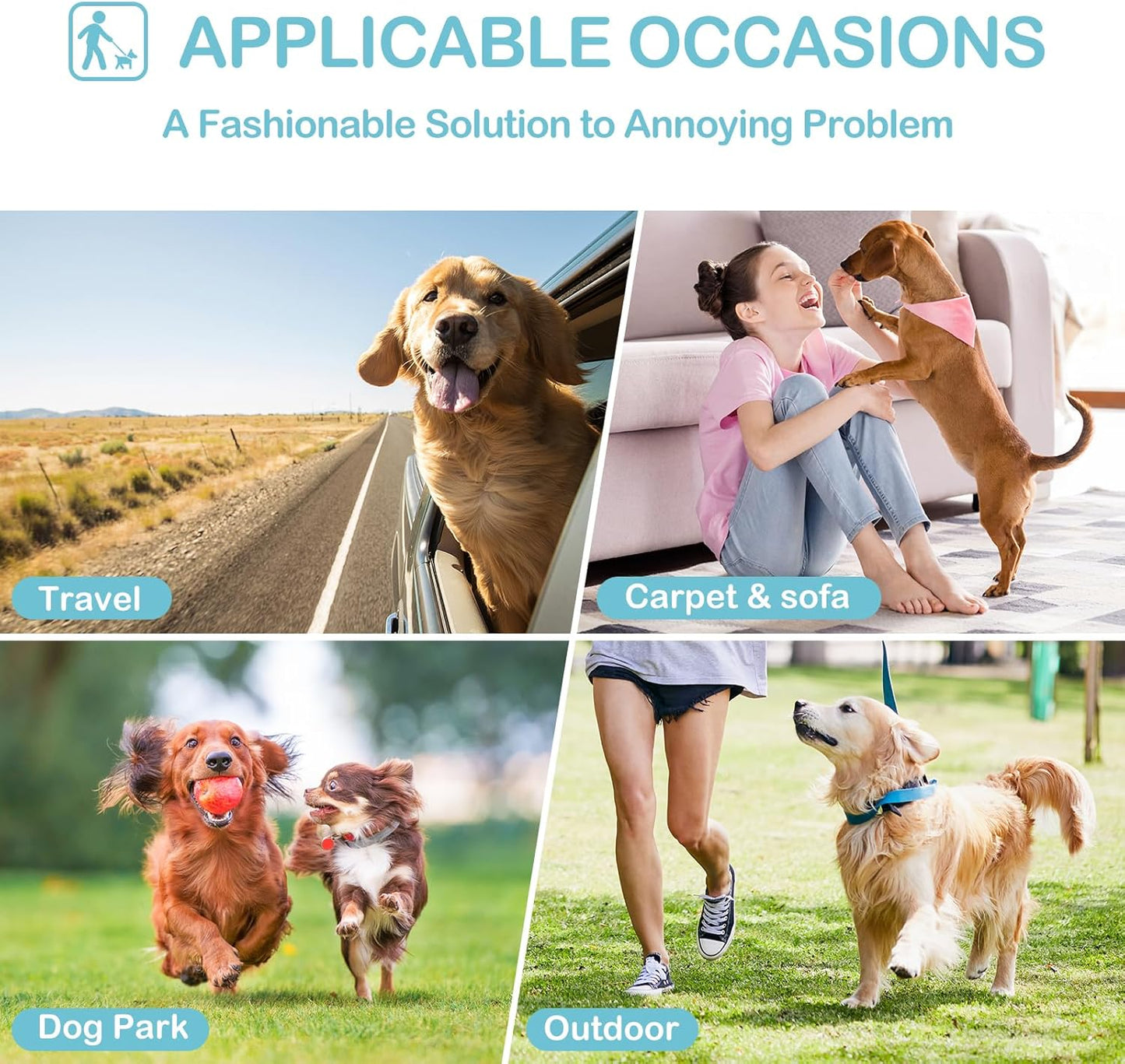 Avont 3 Pack Washable Female Dog Diapers, Reusable Period Diapers Cover for Girl Doggies Heat Cycle, Incontinence -Strawberry/Orange/Cherry(XS)