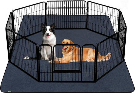 Washable Pee Pads for Dogs 72"x72" Extra Large Super Absorbent Non-Slip Reusable Puppy Pads for Playpen, Crate, Floor, Waterproof Pet Training Mats for Quick-Dry Whelping Pads & Incontinence