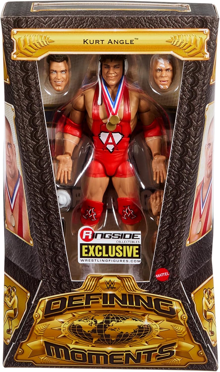 WWE Kurt Angle (with Wig) Defining Moments Ringside Exclusive