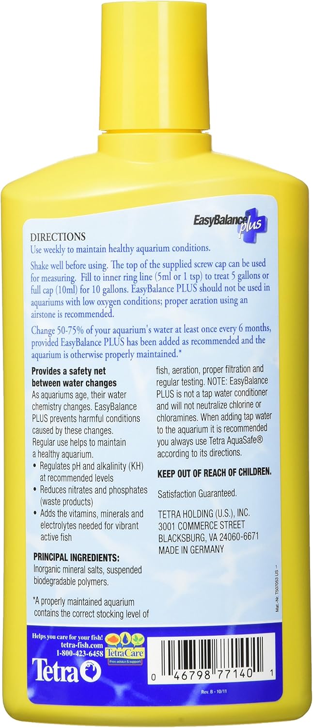 Tetra 77140 EasyBalance PLUS Water Conditioner, 16.9-Ounce