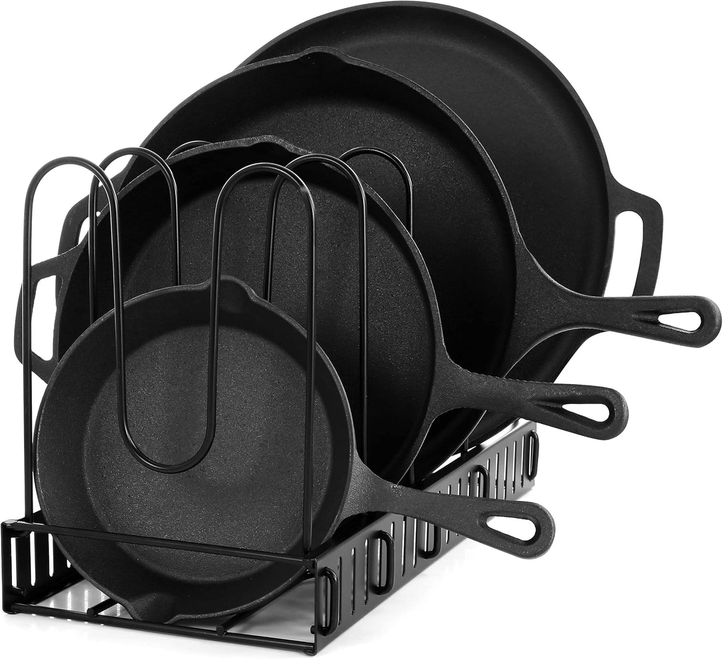 Megachef MegaChef 12 Piece Round PreSeasoned Cast Iron Cookware Set, Black and Red