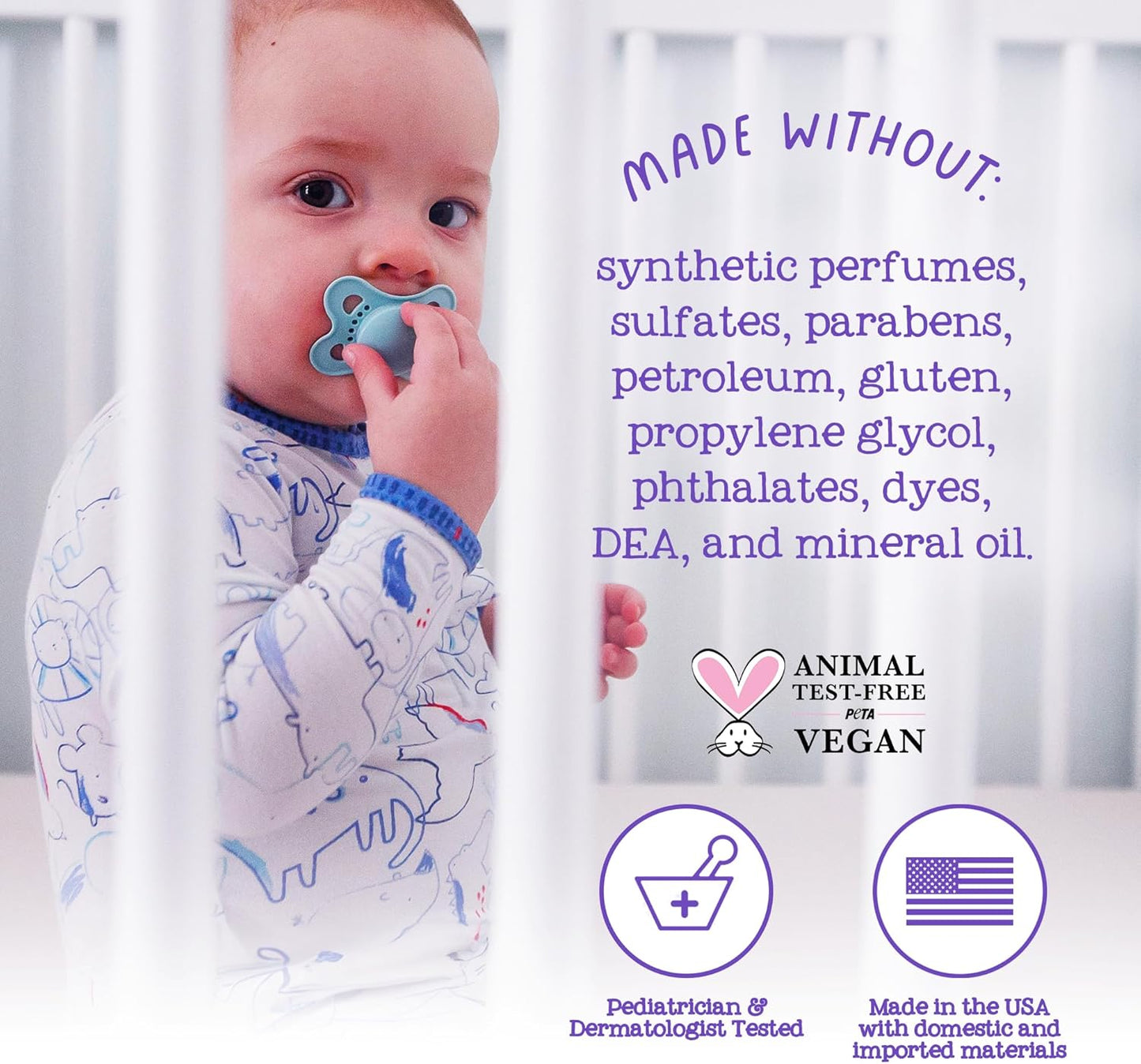 Oilogic Slumber & Sleep Bath Baby Essentials Gift Set - Includes All Over Wash, Calming Cream, Sleep Spray & Roll-On Essential Oils - Pediatrician-Tested Sleep, Comfort & Wellness Blends for Babies