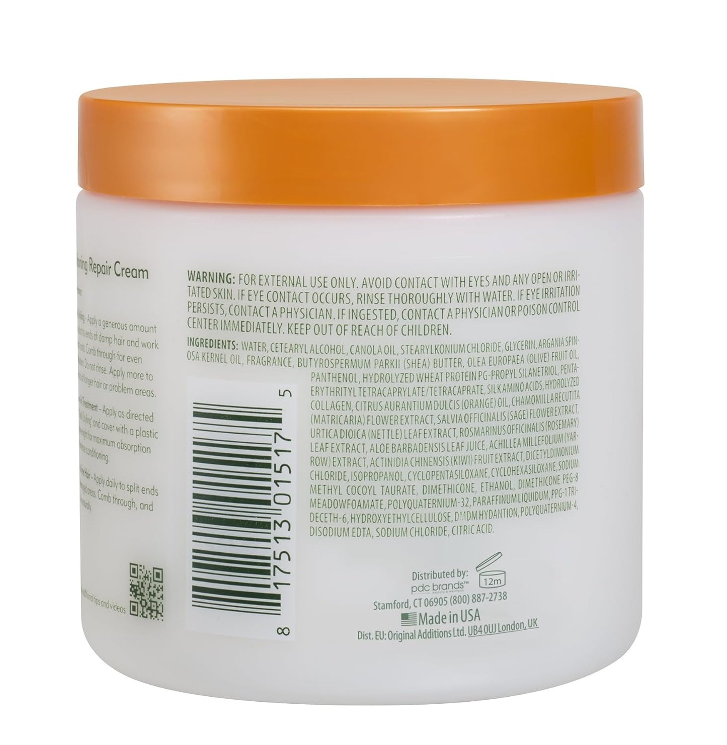 Cantu Argan Oil Leave in Conditioning Repair Cream, 16 Ounce