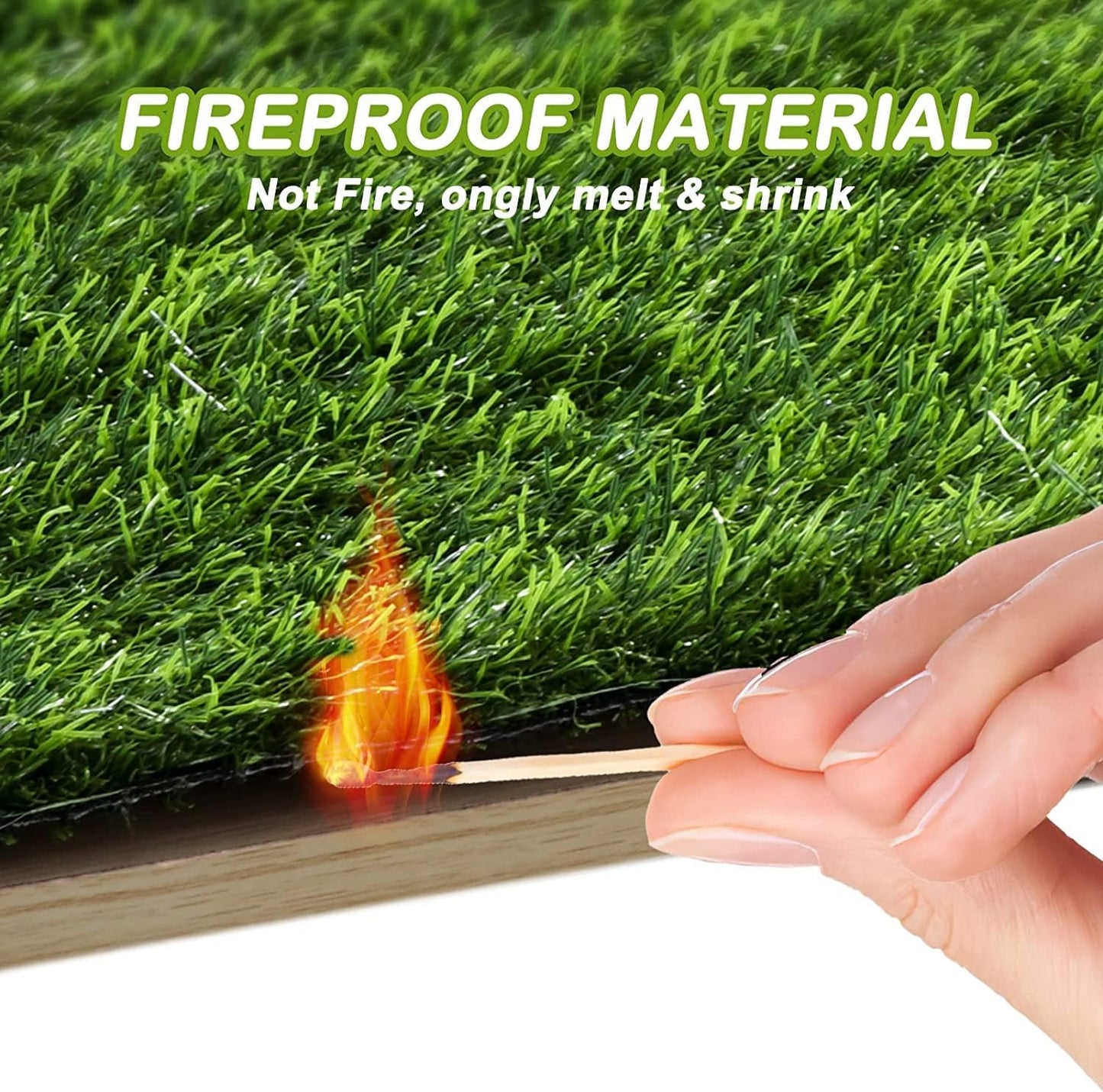 Artificial Grass, 26”x51'' Dog Pee Pads, Professional Dog Potty Training Rug, Grass Mat with Drainage Holes, Pet Turf Indoor Outdoor Flooring Fake Grass Doormat-Easy to Clean (26"x51")