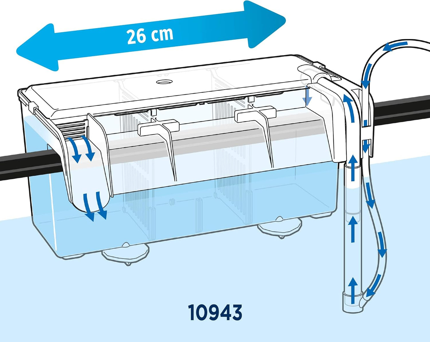 Fluval Multi-Chamber Holding and Breeding Box, Large – Up To 3 Separate Housing Compartments