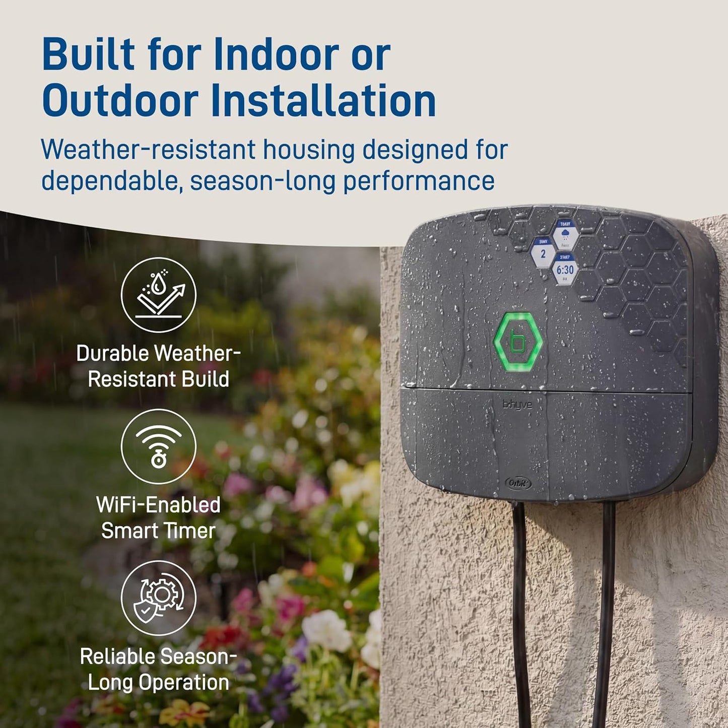 Orbit 57995 B-hyve XR 16-Zone Smart Indoor/Outdoor Sprinkler Controller