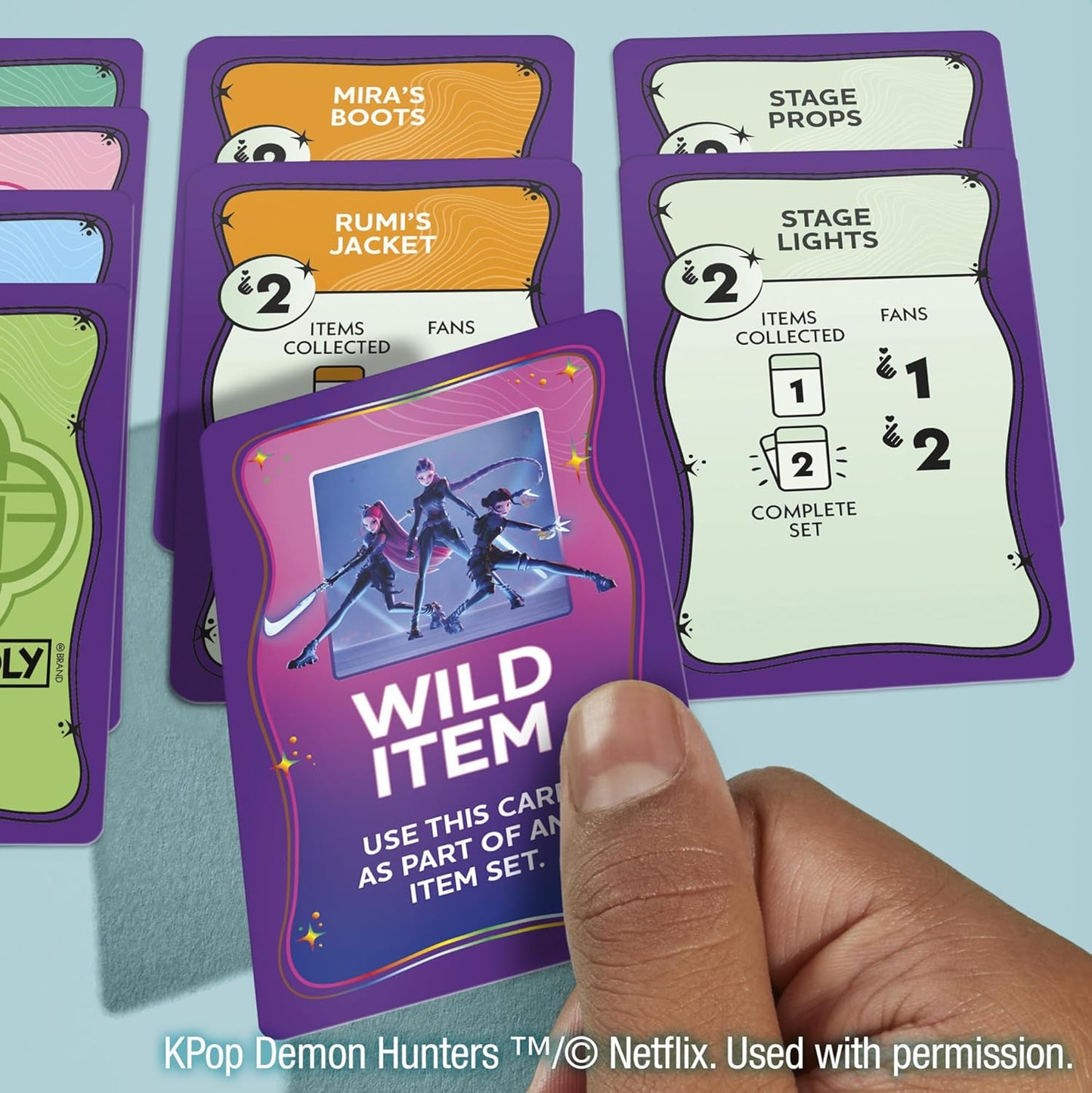 Monopoly Deal: Kpop Demon Hunters Card Game | Family Games for Kids, Tweens, Teens, and Adults | 2-5 Players | 15 mins. | Easter Gifts for Boys and Girls, Ages 8+