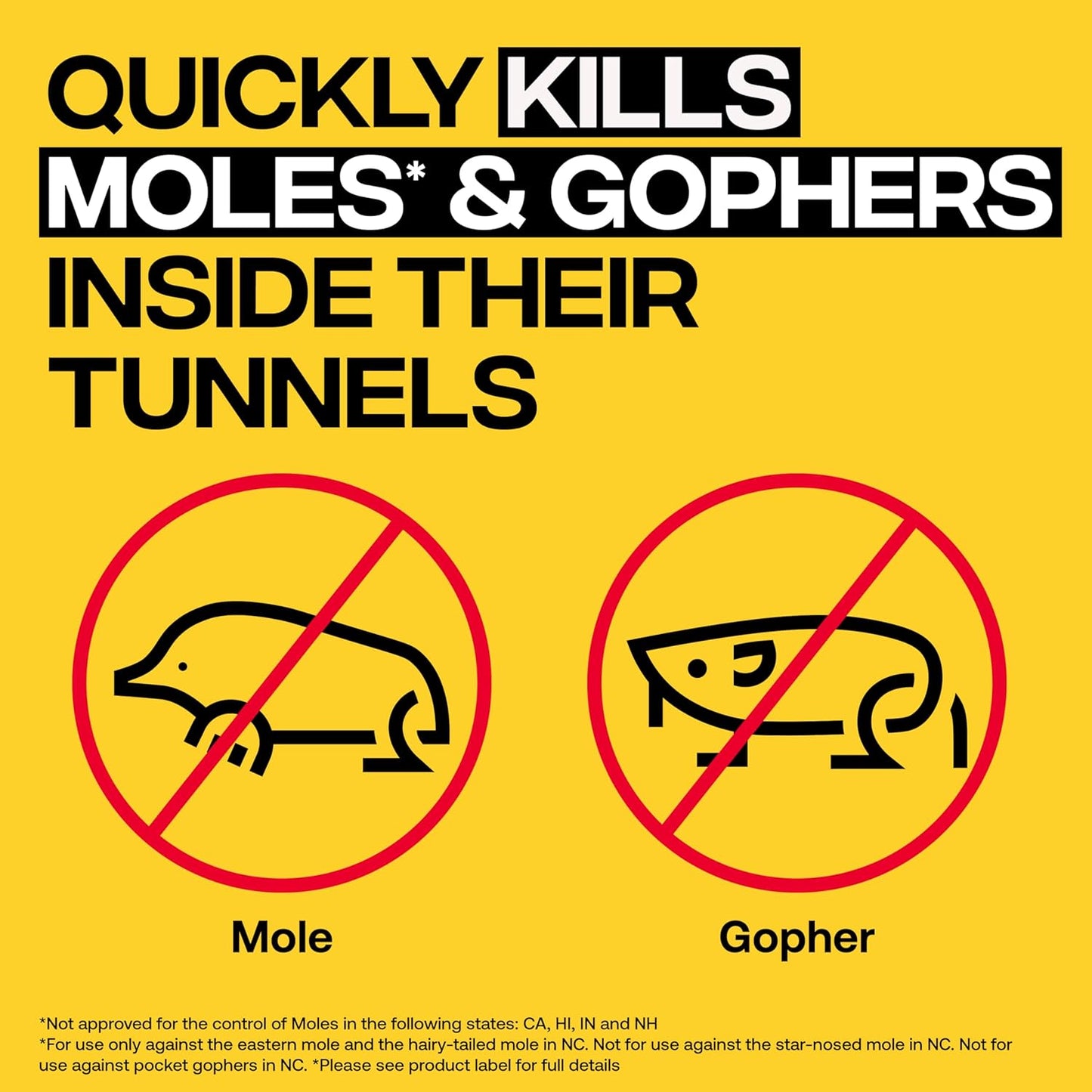 Victor M6006 Outdoor Mole & Gopher Poison Peanuts, Mole and Gopher Killer Bait, 4 Pack
