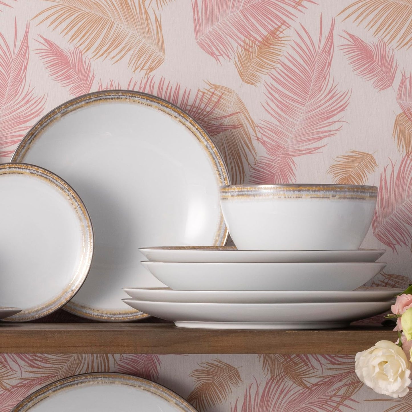 Noritake Raylan 30-Piece Dinnerware Set, Service for 6