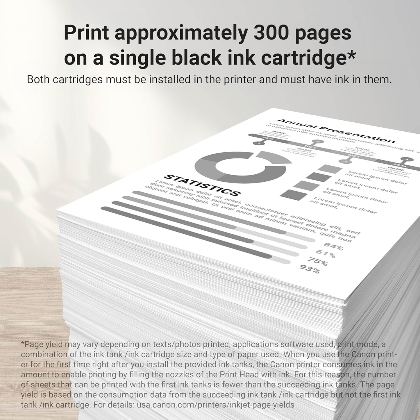 Canon PG-245 XL Genuine Black Ink Cartridge, Compatible with iP2820, MG2420/2924/2920/3020/2522/2525, MX492, TS3120/302/302a/202/202a/4520/3320