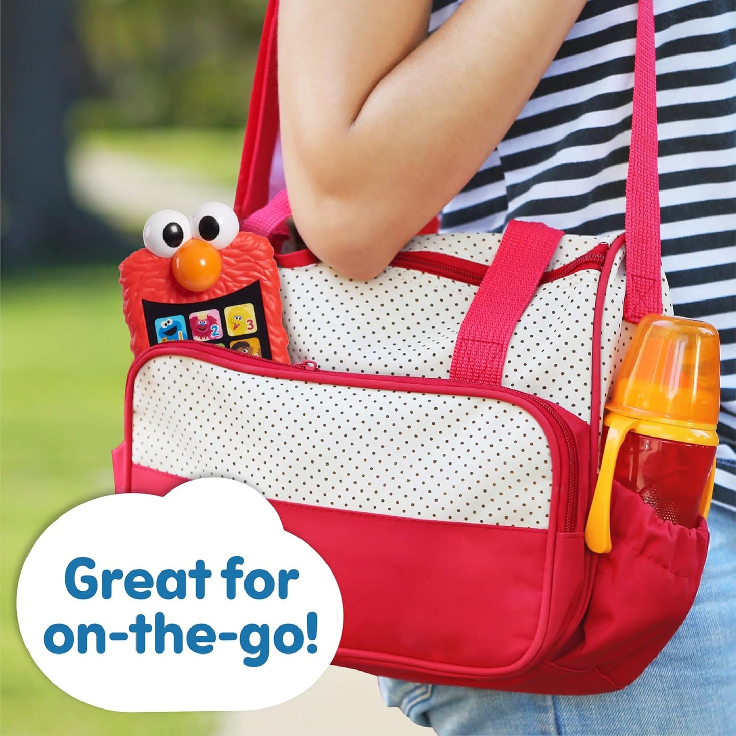 Sesame Street Learn with Elmo Pretend Play Phone, Learning and Education, Kids Toys for Ages 2 Up by Just Play